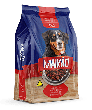 RACAO MAIKAO CARNE ADULTO 1 KG