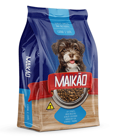 RACAO MAIKAO FILHOTE 1KG CARNE E LEITE