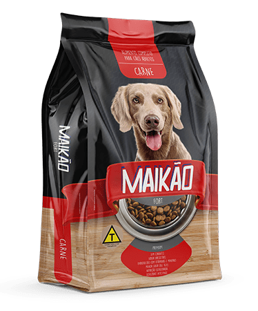 RACAO MAIKAO PREMIUM "FORT" CARNE ADULTO
