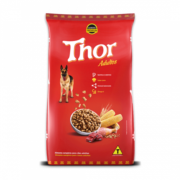 RACAO THOR ADULTO VERMELHA 10KG