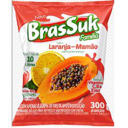 REFRESCO BRASSUK 300G LARANJA C/MAMAO