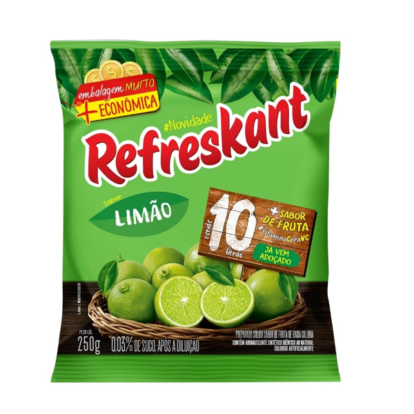 REFRESCO REFRESKANT 250G LIMAO