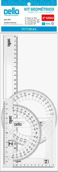 REGUA ESC DELLO KIT GEOM 2 GRAU POTENC