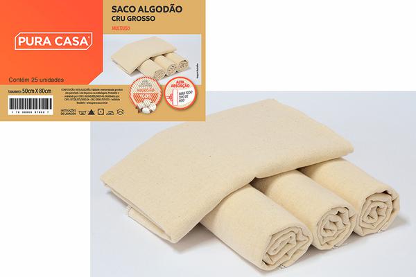 SACO ALG PURACASA CRU GROSSO 50X80