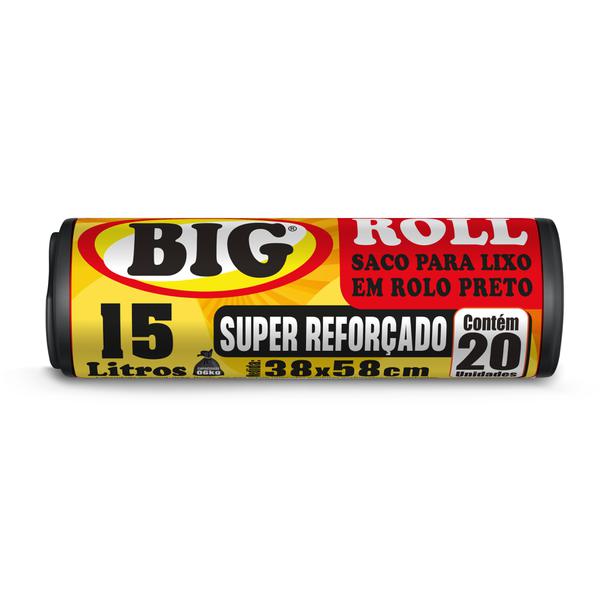 SACO P/ LIXO BIG ROLLINHO 15 LTS