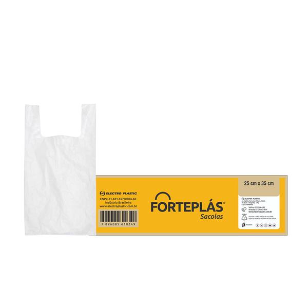 SACOLA PLAST 28X35 FORTEPLAS