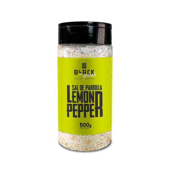 SAL DE PARRILLA BLACK 500G LEMON PEPPER