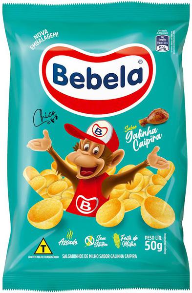 SALGADINHO BEBELA 50G GALINHA CAIPIRA