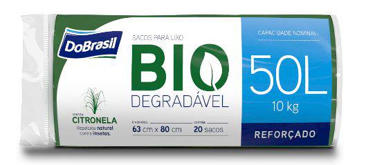 SC LIXO DOBRASIL BIO PERFOCADO RL 50L VE