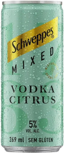 BEB SCHWEPPES MIXED VODKA CITRUS LT 269M