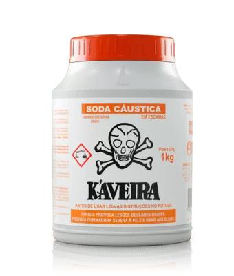 SODA CAUSTICA ESCAMA K'AVEIRA POTE 1KG