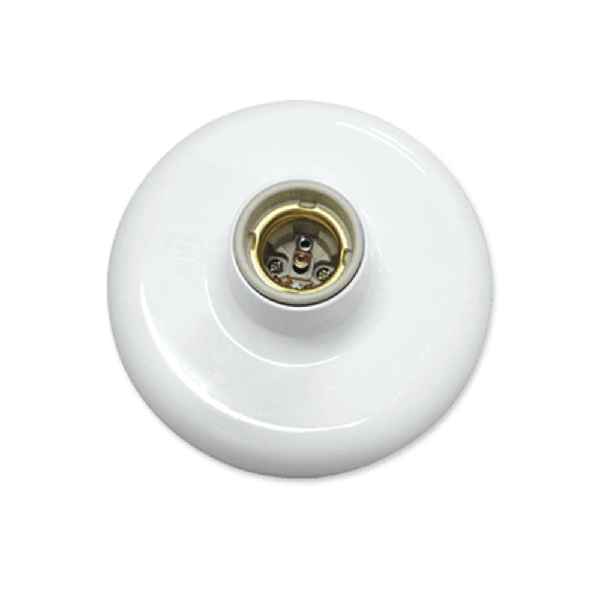 SOQUETE PLAFON ILUMI 250V C/REC 100W BCO