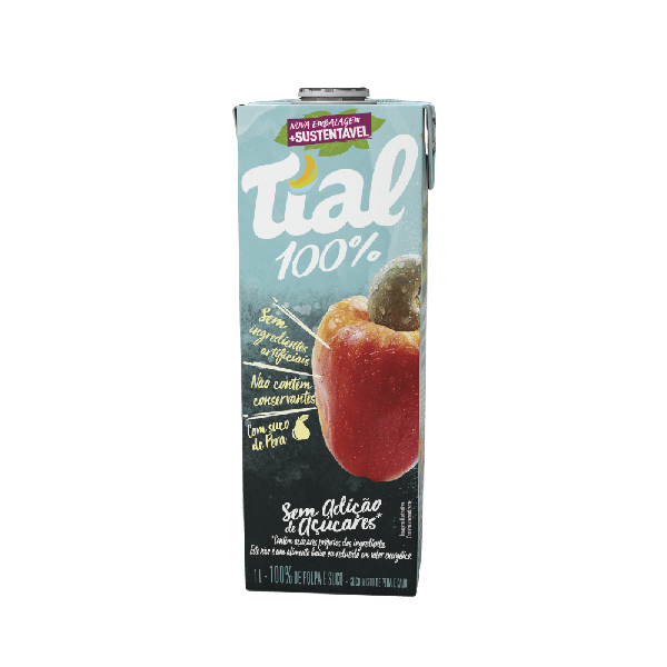 SUCO MISTO TIAL 100% 1L PERA/CAJU