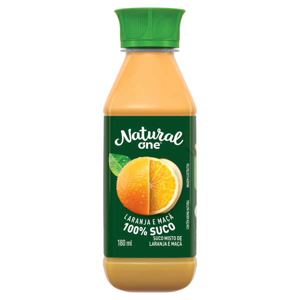 SUCO NATURAL ONE LARANJA/MACA 180ML
