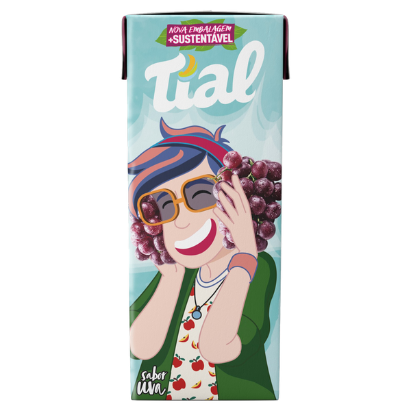 SUCO NECTAR MISTO TIAL 200ML UVA E PERA