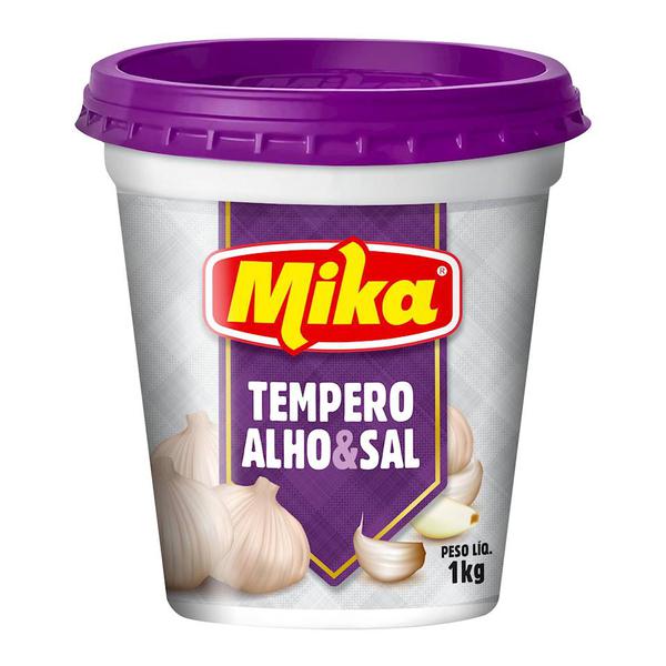 TEMPERO MIKA 1KG ALHO E SAL