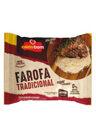 Farofa Ponta Caldo Bom Mandioca 400g