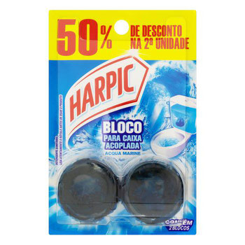 Harpic Bloco P/Caixa Acoplada C/2