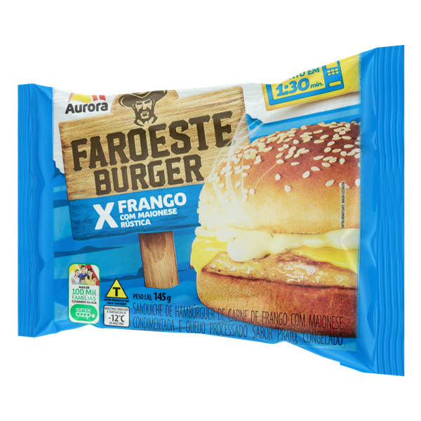 Lanche Faroeste Aurora 145g