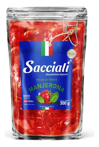 Molho Tomate Sacciali- Manjerona  Sache 300g