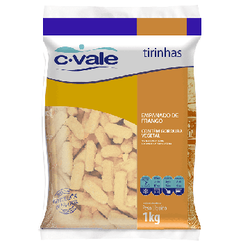 Tirinha Frango C.Vale 1kg
