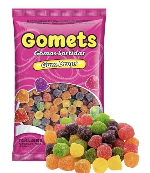 BALA GOMA GOMETS  FRUTAS 700G