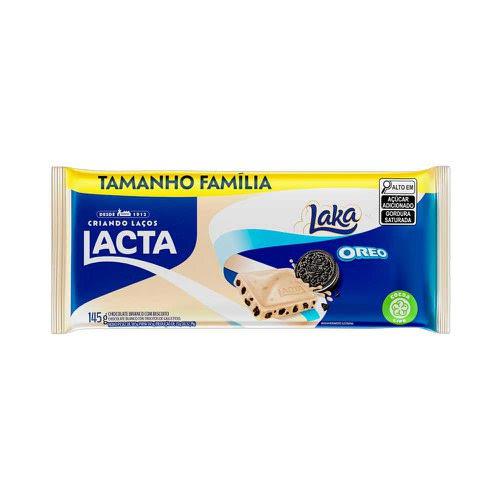 CHOC BARRA LACTA LAKA OREO 145G