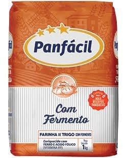 FARINHA TRIGO C/FERMENTO PANFACIL 1KG
