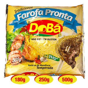 FAROFA MANDIOCA DOBA 250G TEMPERADA PICANTE