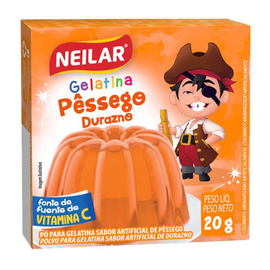 GELATINA 20G NEILAR PESSEGO