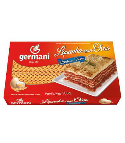 MASSA LASANHA GERMANI C/ OVOS  500G