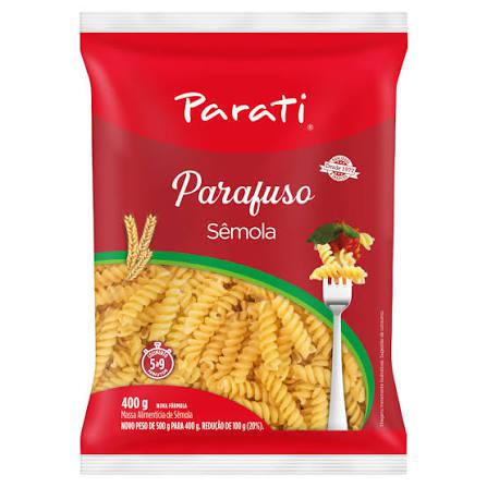 MASSA SEMOLA PARATI PARAFUSO 400G
