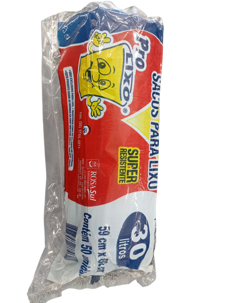 SACO LIXO PRO LIXO ROLAO 30L C/50