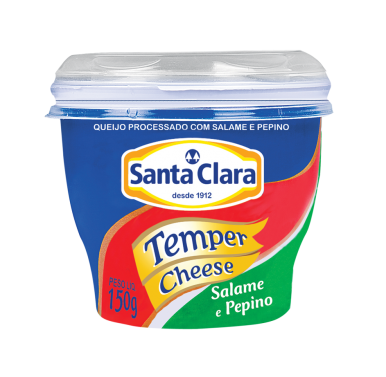 TEMPER CHEESE SANTA CLARA 150G SALAME PEPINO