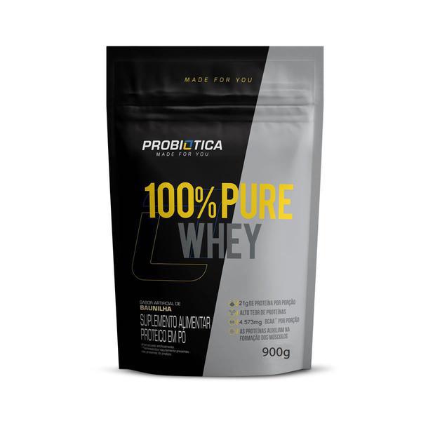 100% PURE WHEY DE BAUNILHA REFIL PROBIOT