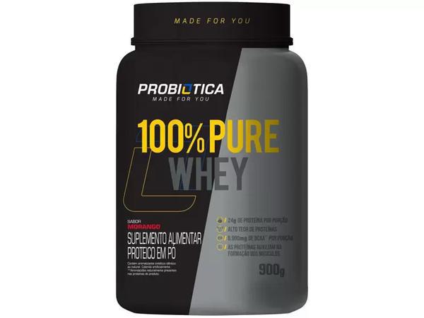100% PURE WHEY DE MORANGO POTE PROBIOTIC