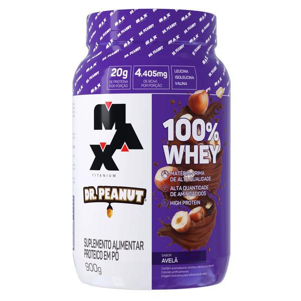 100% WHEY DE AVELA POTE MAX TITANIUM 900
