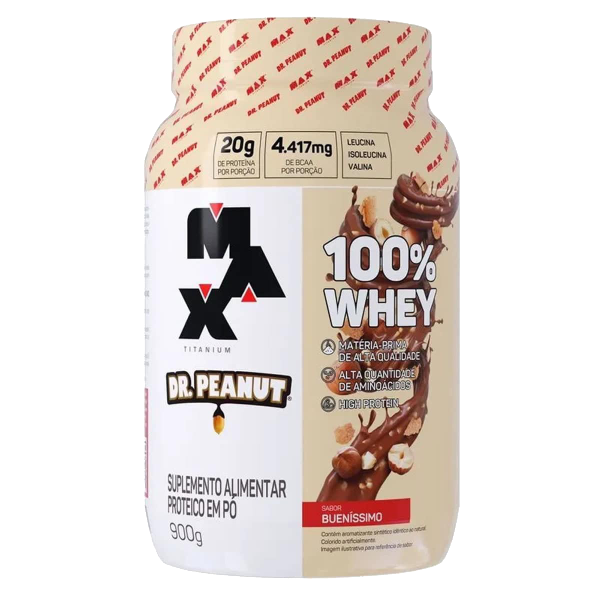 100% WHEY DE BUENISSIMO POTE MAX TITANIU