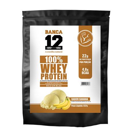 100% WHEY PROTEIN DE BANANA BANCA 12 837