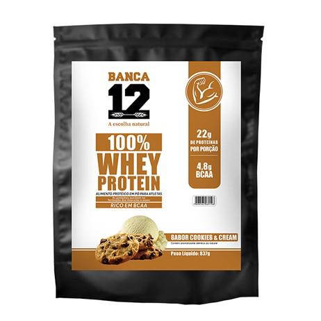 100% WHEY PROTEIN DE COOKIES BANCA 12 83