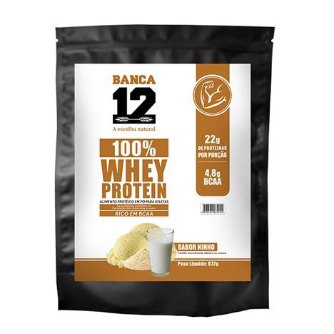 100% WHEY PROTEIN DE NINHO BANCA 12 837G