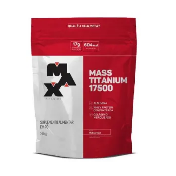 MASS DE MORANGO MAX TITANIUM REFIL 3KG