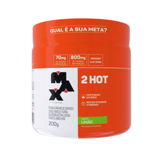 2HOT DE LIMAO POTE MAX TITANIUM 200G