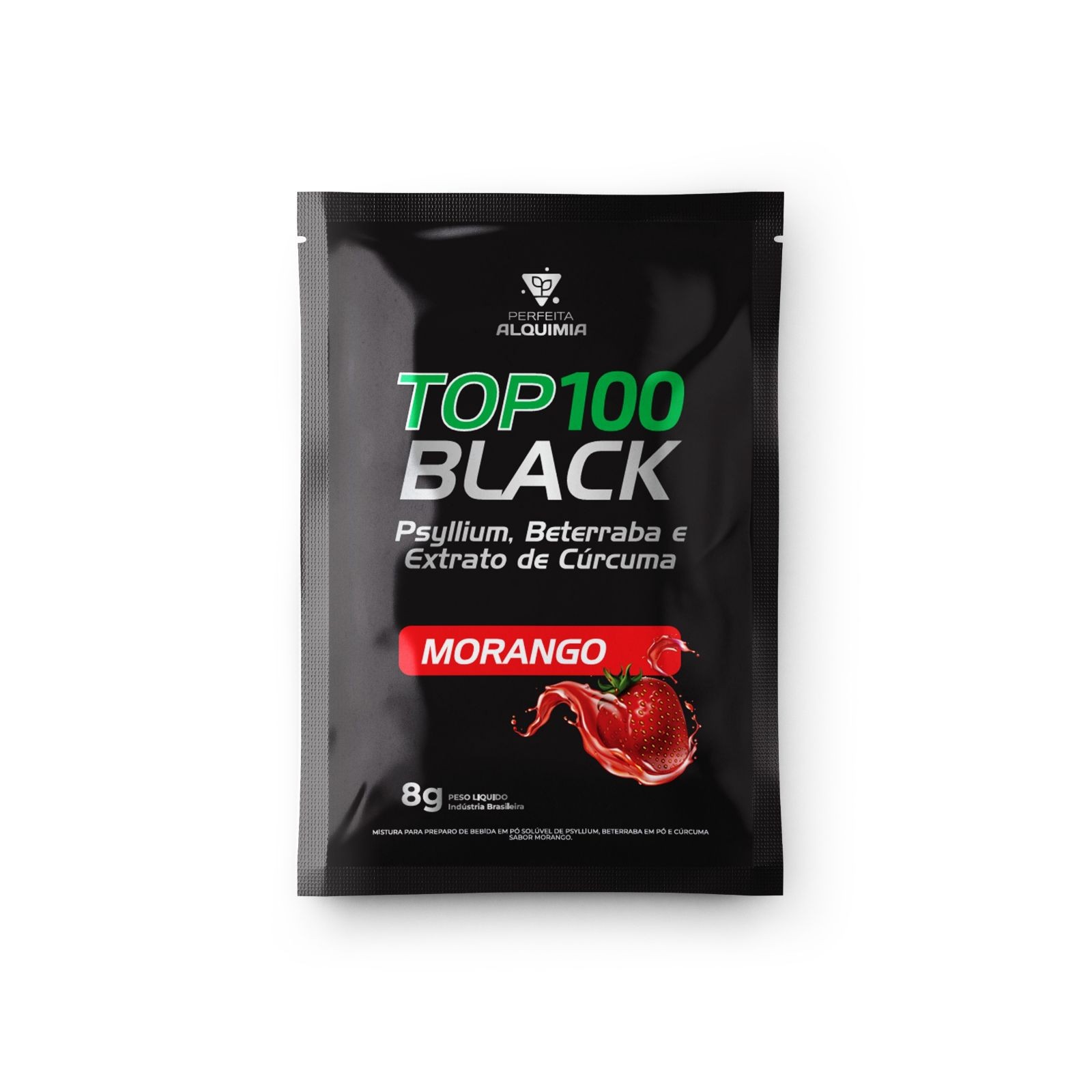 TOP100 BLACK DE MORANGO PERFEITA ALQUIMIA 8G
