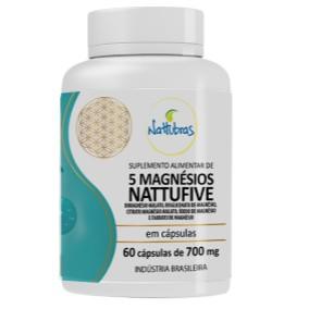 5 MAGNESIO NATTUFIVE 700MG NATTUBRAS 60C