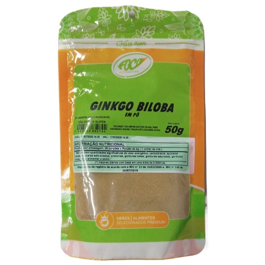 GINKGO BILOBA EM PO FOCO ALTERNATIVO 50G