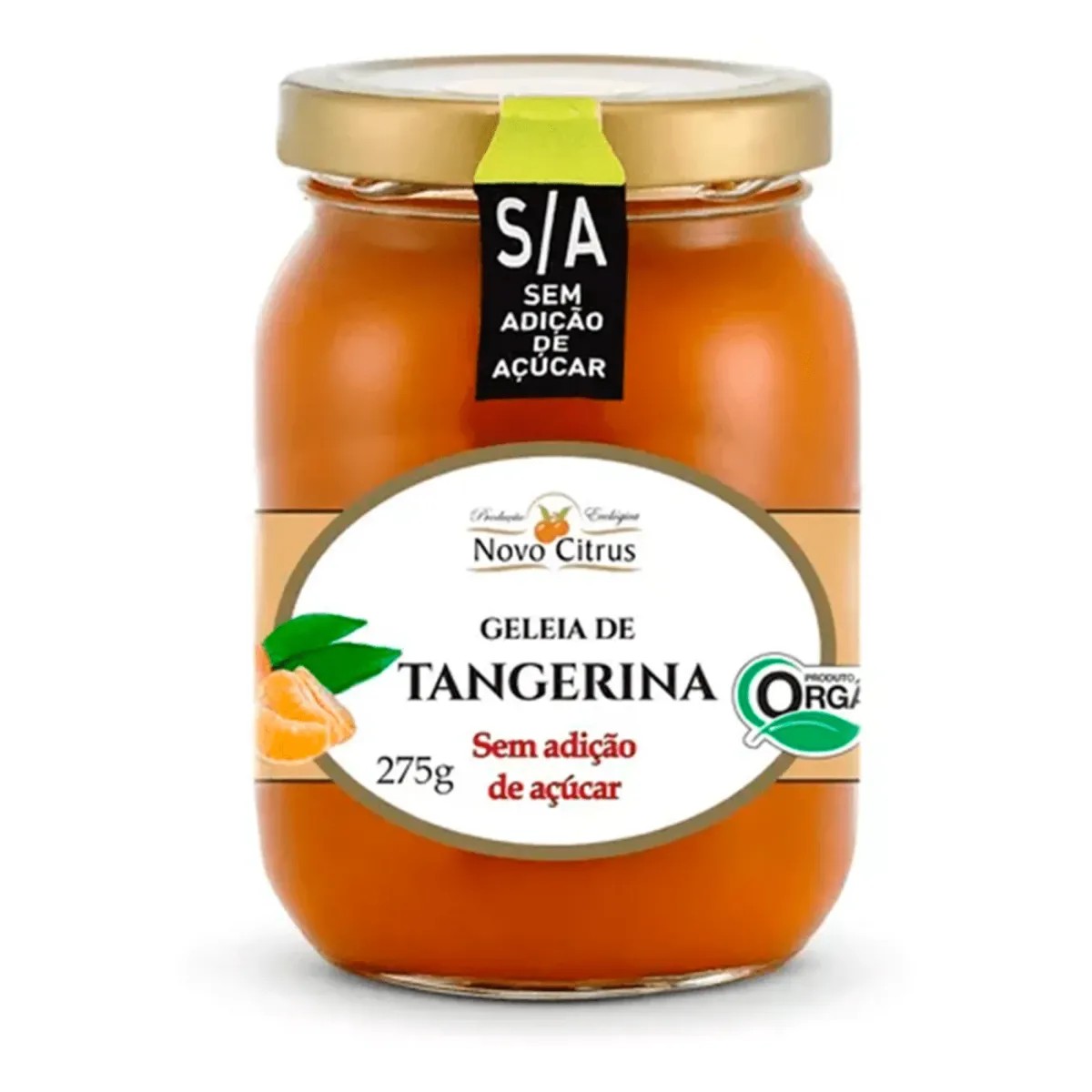 GELEIA ORGANICA DE TANGERINA S/ ACUCAR NOVA CITRUS 275G