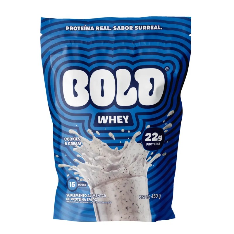 WHEY DE COOKIES E CREAM BOLD 450G