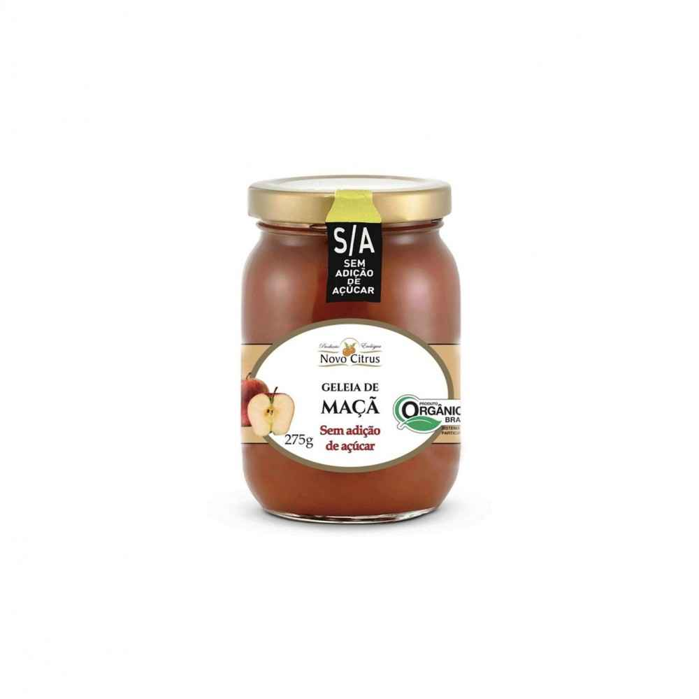 GELEIA ORGANICA DE MACA S/ ACUCAR NOVA CITRUS 275G