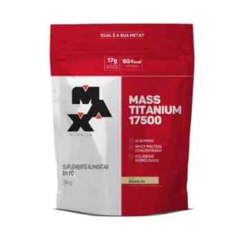MASS DE BAUNILHA MAX TITANIUM REFIL 3KG